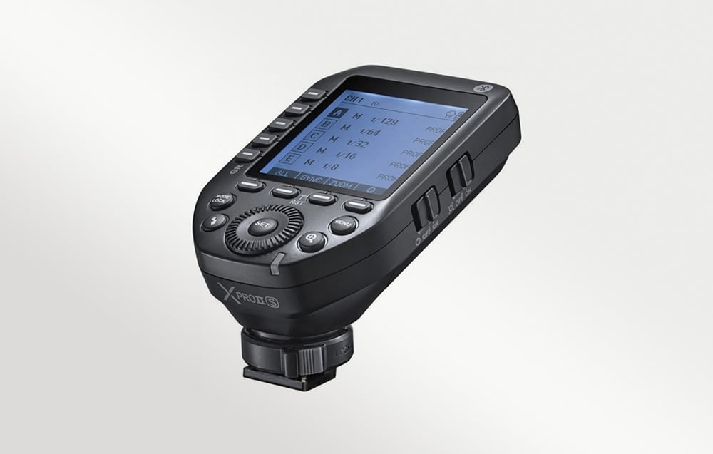Wyzwalacz radiowy Godox XProII S do Sony widok produktu na jasnym tle
